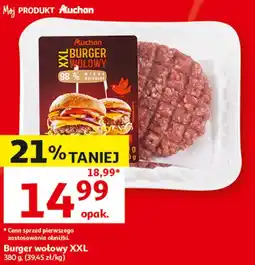 Auchan Auchan Burger wołowy XXL oferta