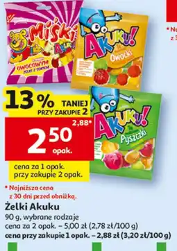 Auchan Żelki Akuku oferta