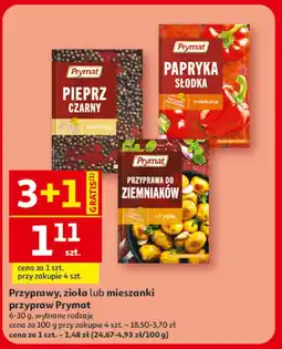 Auchan Przyprawy, zioła lub mieszanki przypraw Prymat oferta