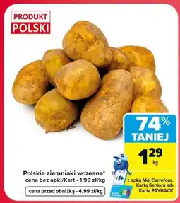 Carrefour Polskie ziemniaki wczesne oferta