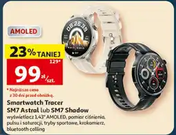 Auchan Smartwatch Tracer SM7 Astral lub SM7 Shadow oferta