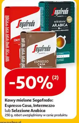 Auchan Kawy mielone Segafredo: Espresso Casa, Intermezzo lub Selezione Arabica oferta