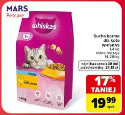 Carrefour Sucha karma dla kota WHISKAS oferta
