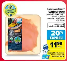 Carrefour Łosoś wędzony Carrefour Jakość z Natury oferta