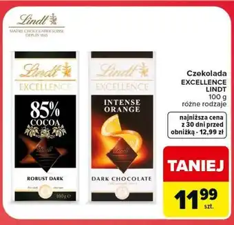 Carrefour Czekolada EXCELLENCE LINDT oferta