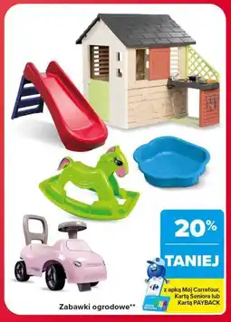 Carrefour Zabawki ogrodowe oferta