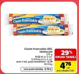 Carrefour Ciasto francuskie XXL HEINGLEIN oferta