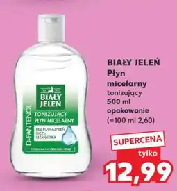 Kaufland BIAŁY JELEŃ Płyn micelarny tonizujący 500 ml opakowanie oferta