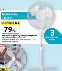 Auchan Wentylator podłogowy Qilive Q.6846 oferta