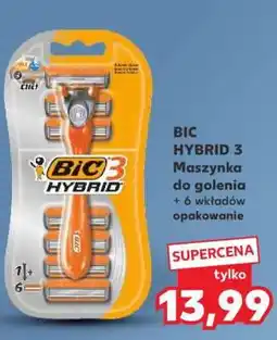 Kaufland BIC HYBRID 3 Maszynka do golenia + 6 wkładów opakowanie oferta