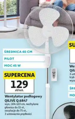 Auchan Wentylator podłogowy QILIVE Q.6847 oferta