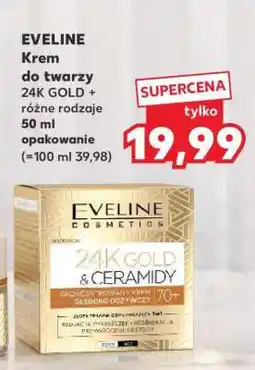 Kaufland EVELINE Krem do twarzy 24K GOLD + różne rodzaje 50 ml oferta