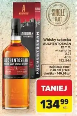 Carrefour Whisky szkocka AUCHENTOSHAN oferta