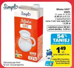 Carrefour Mleko UHT oferta