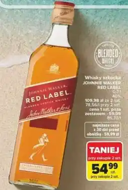 Carrefour JOHNNIE WALKER RED LABEL oferta