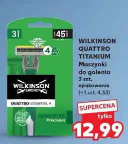Kaufland WILKINSON QUATTRO TITANIUM Maszynki do golenia 3 szt oferta