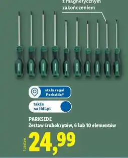Lidl PARKSIDE Zestaw śrubokrętów, 6 lub 10 elementów oferta