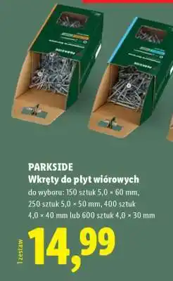 Lidl PARKSIDE Wkręty do płyt wiórowych oferta