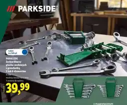 Lidl PARKSIDE Zestaw kluczy płasko-oczkowych z grzechotką oferta