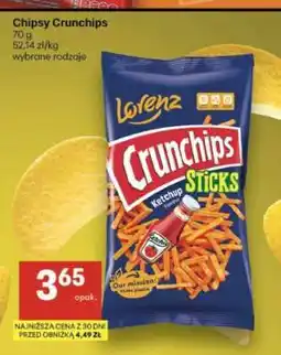Delikatesy Centrum Chipsy CRUNCHIPS oferta