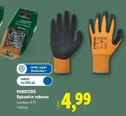 Lidl PARKSIDE Rękawice robocze oferta
