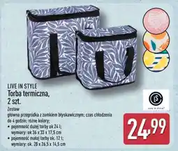 ALDI LIVE IN STYLE Torba termiczna, 2 szt oferta