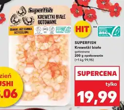 Kaufland Krewetki białe gotowane SuperFish oferta