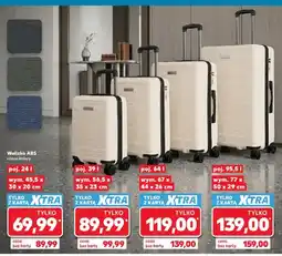 Kaufland Walizka ABS 24 l 45,5x30x20 cm oferta