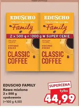 Kaufland Kawa mielona Eduscho Family 2-pak oferta