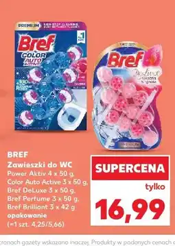 Kaufland Zawieszki do WC Bref Power Aktiv 4-pak oferta