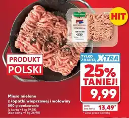 Kaufland Mięso mielone z łopatki wieprzowej i wołowej Kraina Mięs oferta