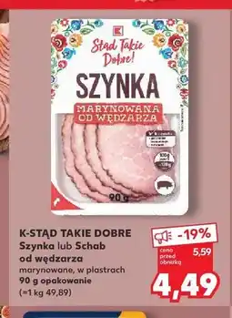 Kaufland Szynka od wędzarza marynowana Stąd Takie Dobre! oferta