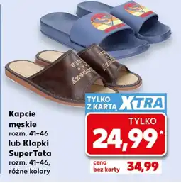 Kaufland Klapki męskie oferta