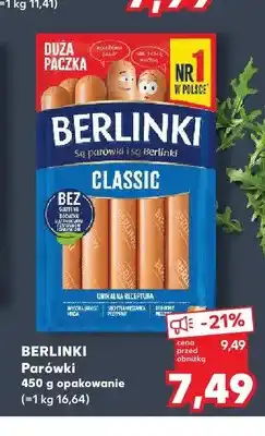 Kaufland Parówki Berlinki Classic oferta