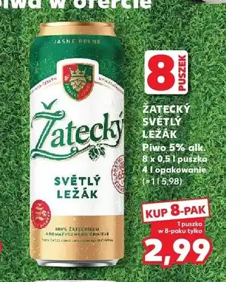 Kaufland Piwo Žatecký Světlý Ležák 8-pak oferta
