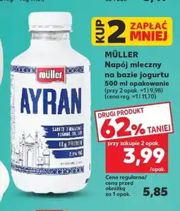 Kaufland Napój mleczny Ayran Müller oferta