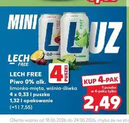 Kaufland Piwo bezalkoholowe Lech Free Limonka-Mięta oferta