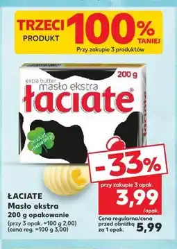 Kaufland Masło ekstra Łaciate oferta
