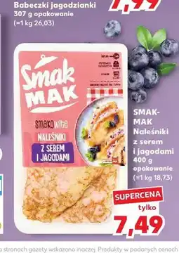 Kaufland Naleśniki z serem i jagodami Smak-Mak oferta