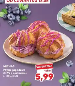 Kaufland Ptysie jagodowe Michaś 2-pak oferta