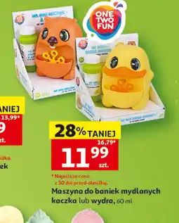 Auchan Maszynka do baniek mydlanych One Two Fun oferta