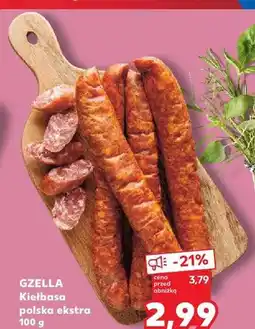 Kaufland Kiełbasa polska ekstra Gzella oferta