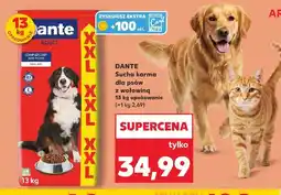 Kaufland Sucha karma dla psów Dante z wołowiną oferta