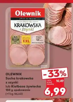 Kaufland Kiełbasa żywiecka Olewnik oferta