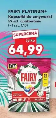 Kaufland Kapsułki do zmywarki Fairy Platinum+ oferta