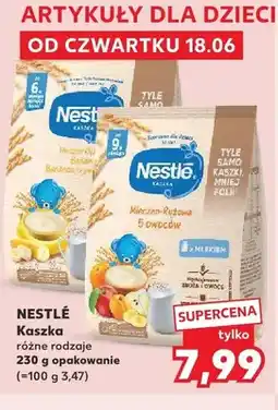 Kaufland Kaszka mleczno-ryżowa banan Nestlé oferta