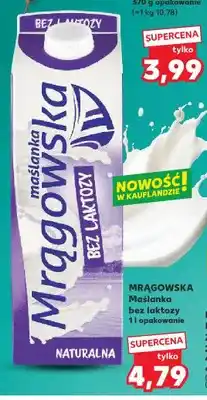 Kaufland Maślanka bez laktozy naturalna Mrągowska oferta