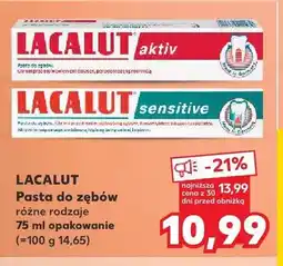 Kaufland Pasta do zębów Lacalut Aktiv oferta