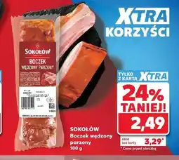 Kaufland Boczek wędzony parzony Sokołów oferta