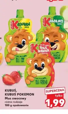 Kaufland Mus owocowy Kubuś Banan Jabłko oferta